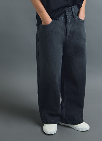 Широкие джинсы с градиентом для мальчиков