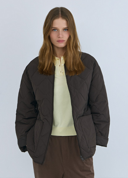 Легкая стеганая утепленная куртка Коричневый 5999₽