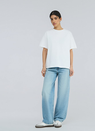 Футболка оверсайз из плотного хлопка