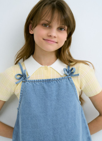 Джинсовый сарафан для девочек