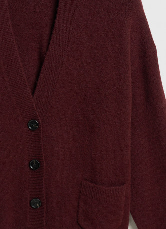 Кардиган из мягкой пряжи с шерстью