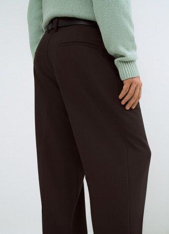 Широкие брюки с ремнём