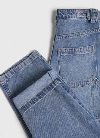 Объёмные джинсы Baggy для девочек