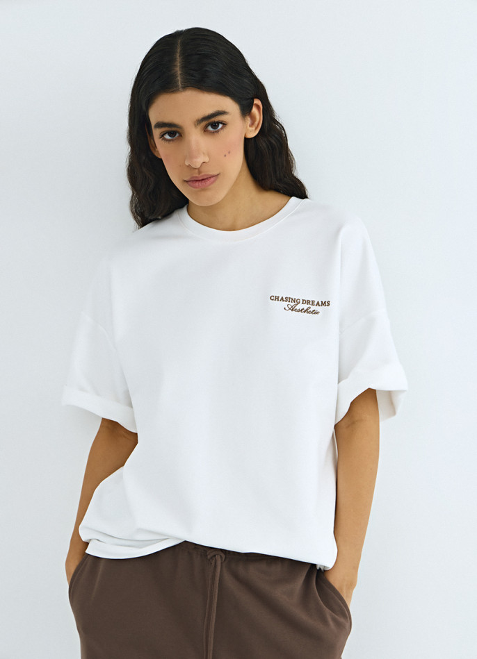 Футболка с удлинёнными рукавами