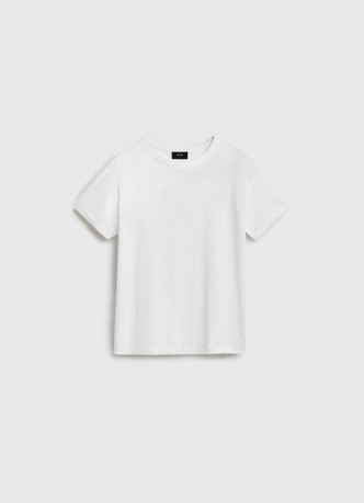 Футболка изо льна и хлопка