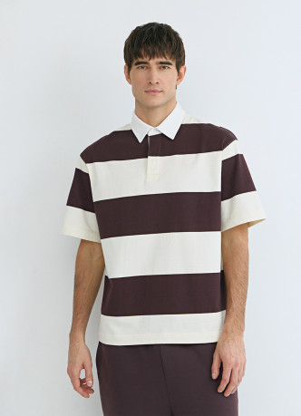 Поло в полоску из хлопка