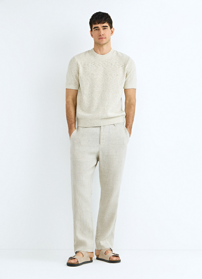 Футболка из текстурной пряжи