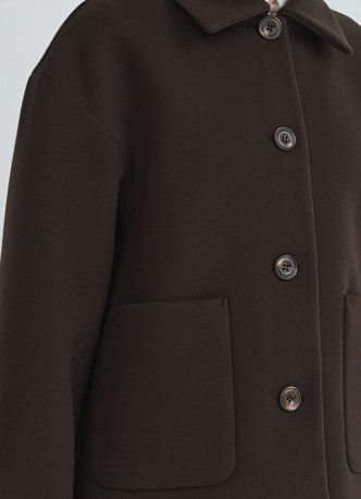 Куртка из пальтовой ткани