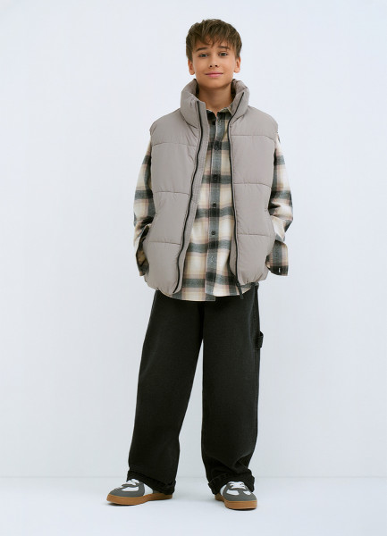 

Утеплённый жилет для мальчиков, Бежевый