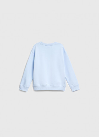 Свитшот с аппликацией для девочек