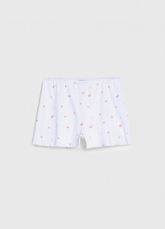 Шорты пижамные из трикотажа пуантель