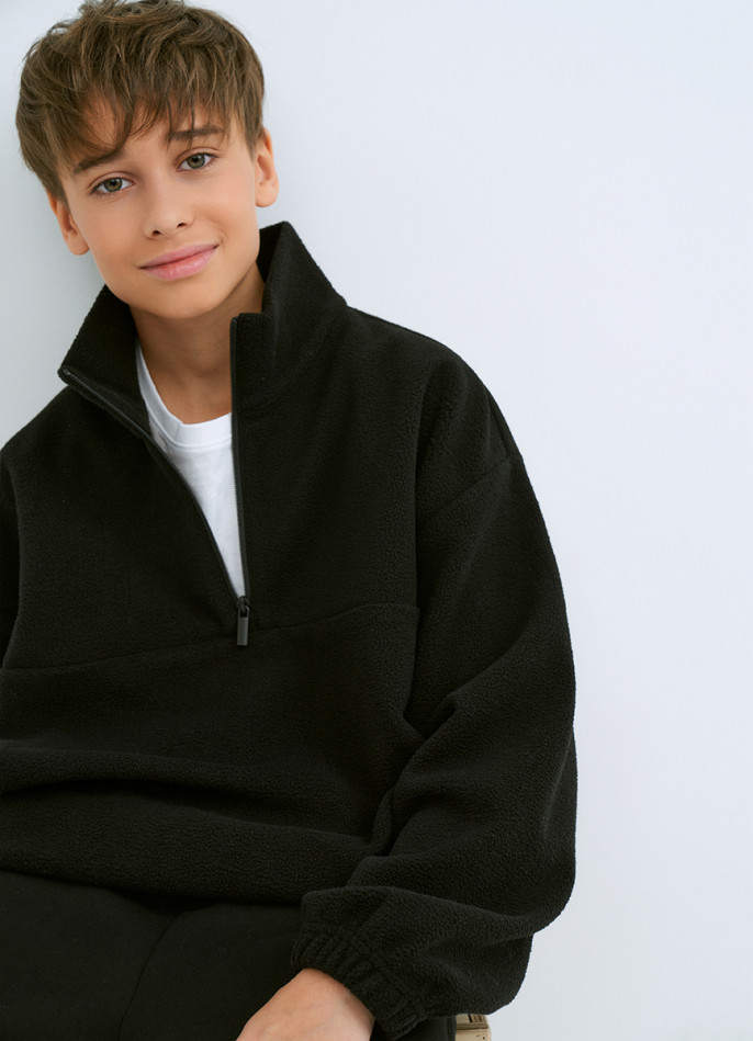 Свитшот из флиса для мальчиков