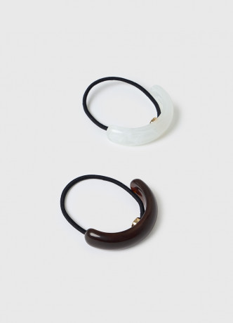 Резинки для волос с декоративной деталью, 2 шт.