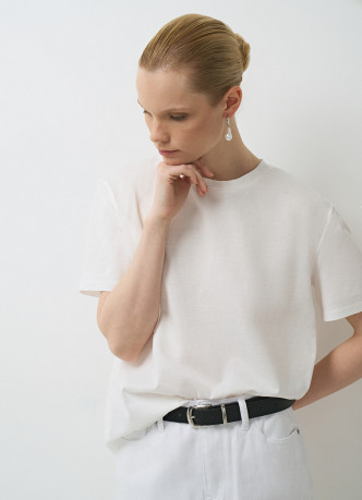 Футболка из мерсеризованного хлопка