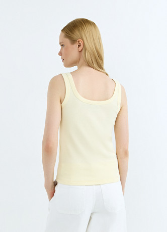 Базовая майка в рубчик