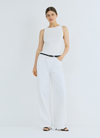 Майка в рубчик