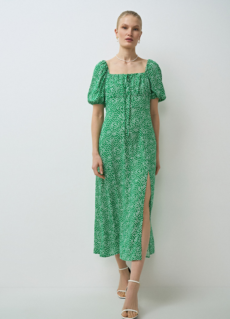 Женские платья с квадратным вырезом — купить в интернет-магазине Ламода