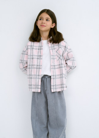 Рубашка в клетку для девочек