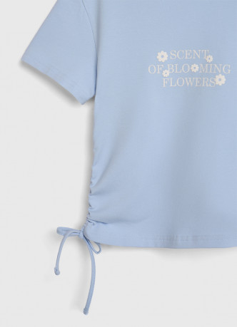 Футболка с кулиской для девочек