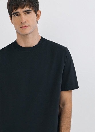 Футболка из мерсеризованного хлопка с принтом