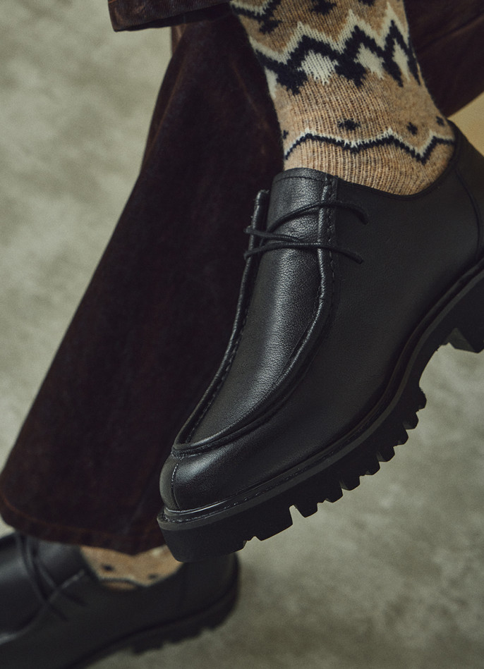 Ботинки из натуральной кожи