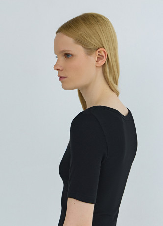 Футболка хенли из вискозы