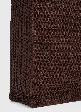 Сумка плетеная из рафии