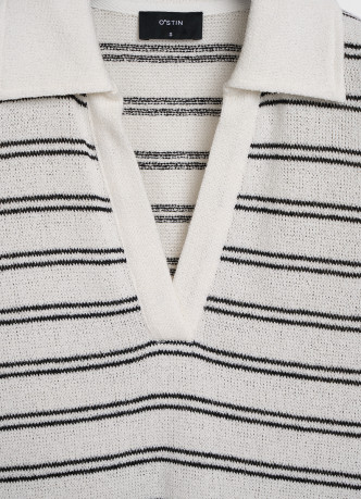 Поло из кроеного трикотажа