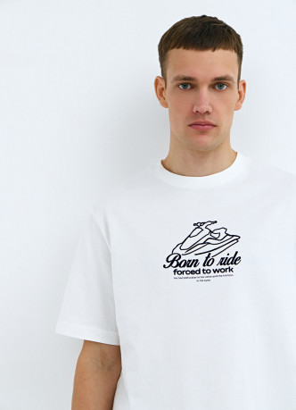 Футболка с принтом