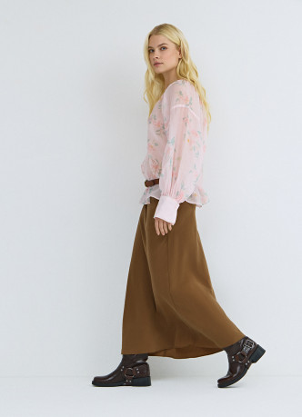 Юбка А-силуэта из модала