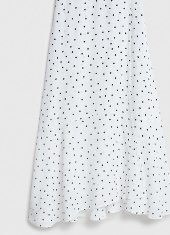 Платье на запах из креповой вискозы