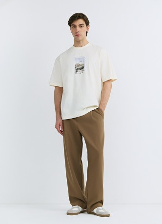 Футболка из хлопка с фотопринтом