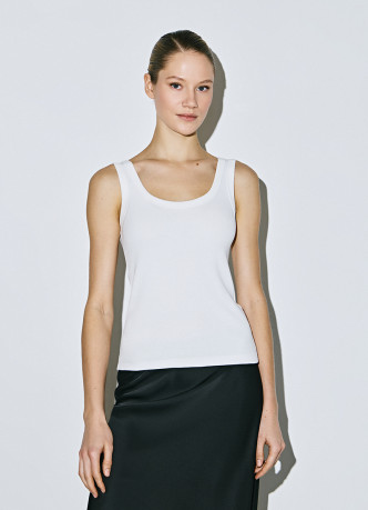 Базовая майка в рубчик