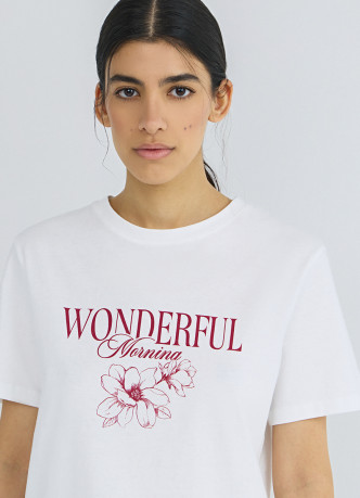 Футболка с принтом