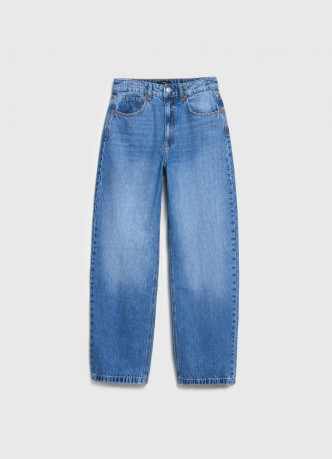 Джинсы Barrel с высокой посадкой