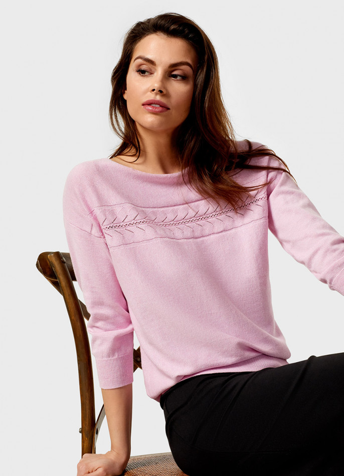 Джемпер с шёлком