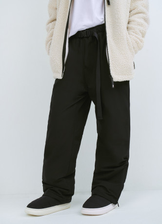 Утеплённые брюки с поясом для мальчиков