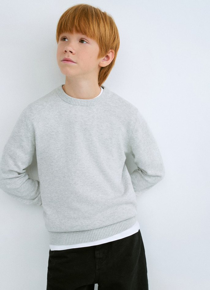 Вязаный джемпер для мальчиков