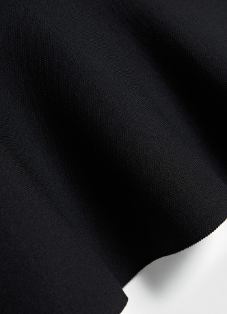 Вязаный топ с баской