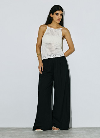 Топ ажурной вязки