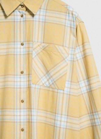 Рубашка в клетку из хлопка