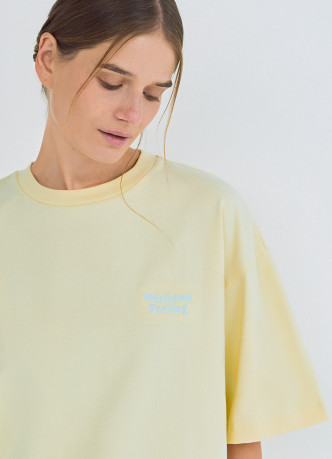 Футболка оверсайз с вышивкой