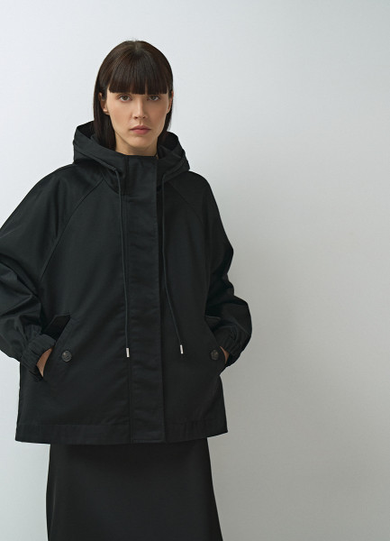 Лёгкая куртка с капюшоном, Черный O`Stin LJ666CO02-99 - фото 4