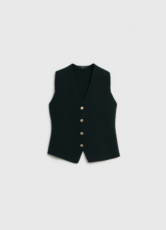 Жилет на пуговицах
