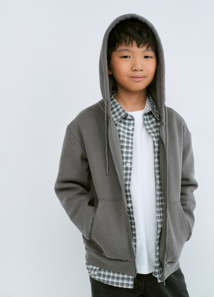Толстовка на молнии для мальчиков