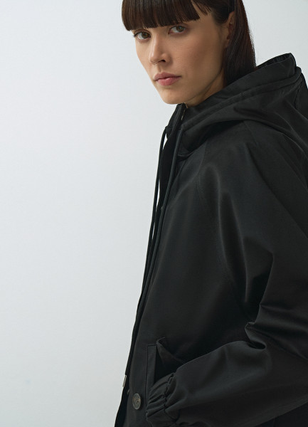Лёгкая куртка с капюшоном, Черный O`Stin LJ666CO02-99 - фото 5