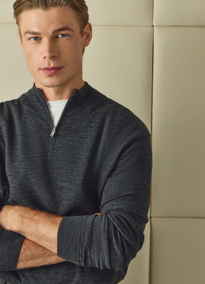 Джемпер из шерсти мериноса