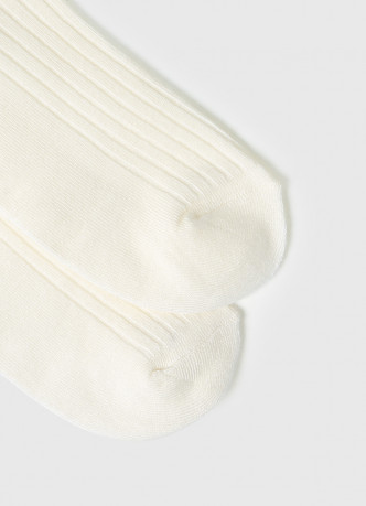 Короткие носки в рубчик