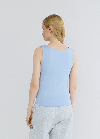 Топ с широкими бретелями