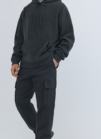 Джоггеры из твила с карго-карманами